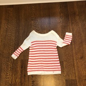 Light striped sweater